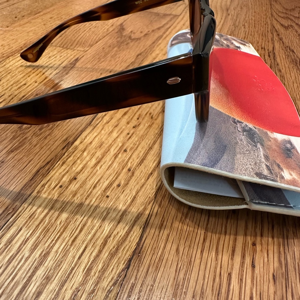 Garrett Leight Brown Sunglasses Woz - Picture 3 of 7